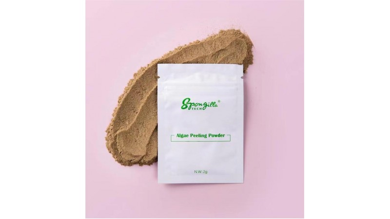 Brown peeling powder